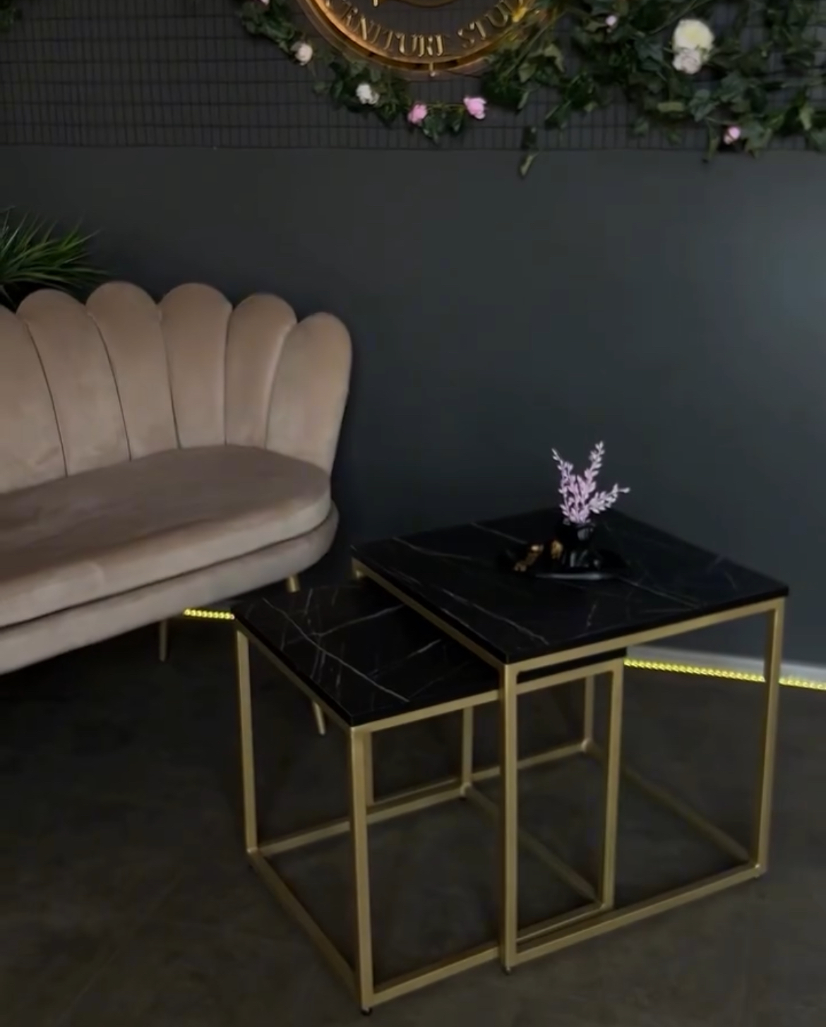 Журнальний столик Loft Double square*