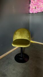 Стілець Soft зелений велюр, барна ніжка чорна - Зображення 2