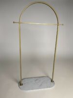 Вішак 03 метал золото білий мармур