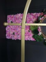 Вішак 03 метал золото білий мармур - Зображення 4