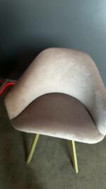 Купити стілець Classic велюр бежевий золото | М’який стілець для кухні, салону та дому - Зображення 6