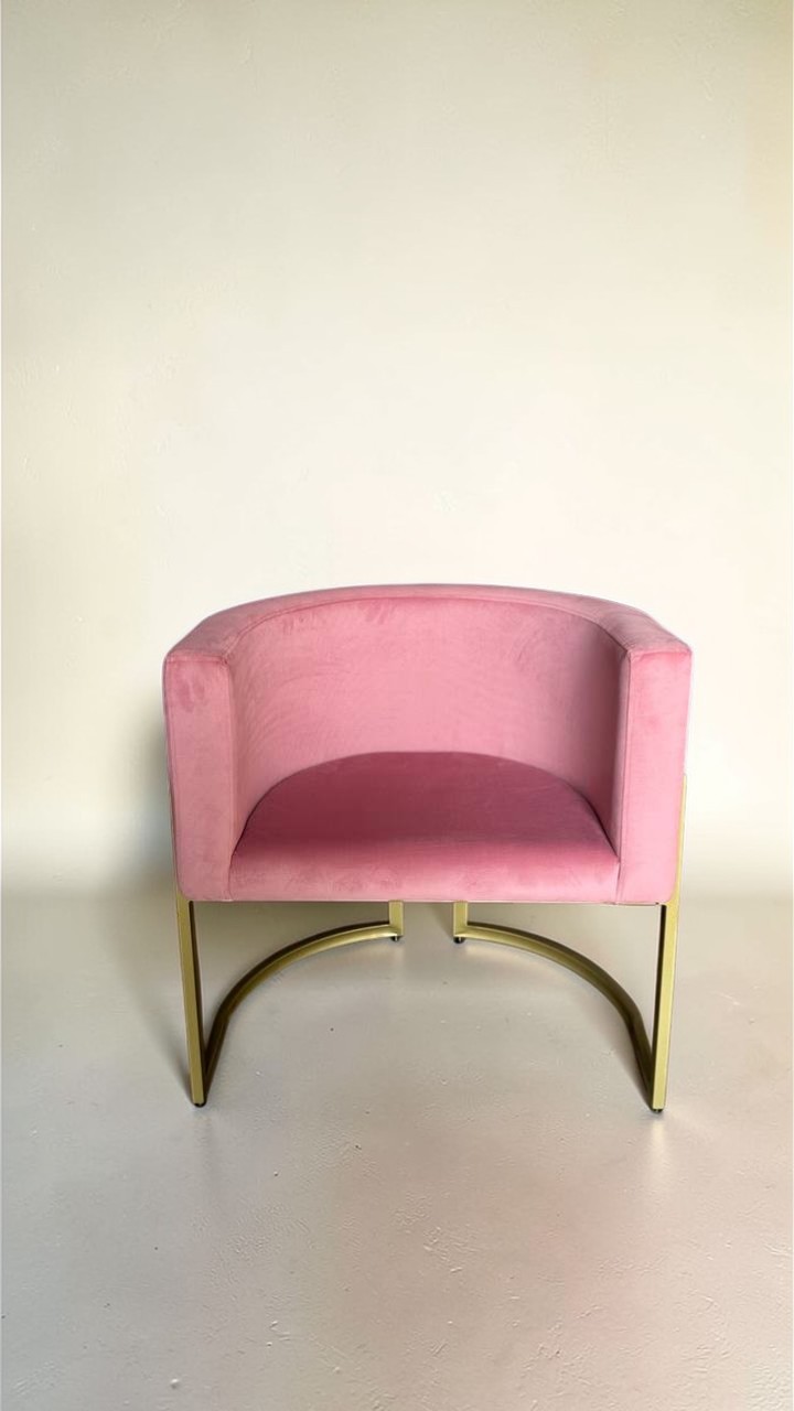 5343776354270385411 — копия Купити крісло Loft овал золото рожевий велюр | Крісло для салону краси та інтер’єру - Зображення 1