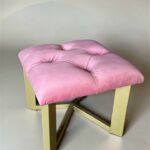 Купити підставку під сумку золото рожевий велюр | Підставка для сумок у салон