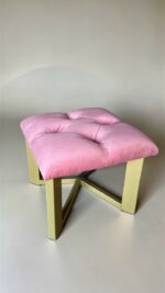 Купити підставку під сумку золото рожевий велюр | Підставка для сумок у салон