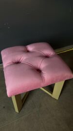 Купити підставку під сумку золото рожевий велюр | Підставка для сумок у салон - Зображення 3