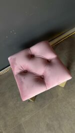 Купити підставку під сумку золото рожевий велюр | Підставка для сумок у салон - Зображення 3