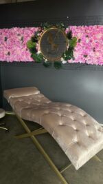 Кушетка лофт з регулюванням каретна прошивка велюр | Кушетка для салону краси - Зображення 2