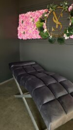 Кушетка лофт з регулюванням узголів’я сіра | Кушетка для нарощення вій та перманенту - Зображення 2