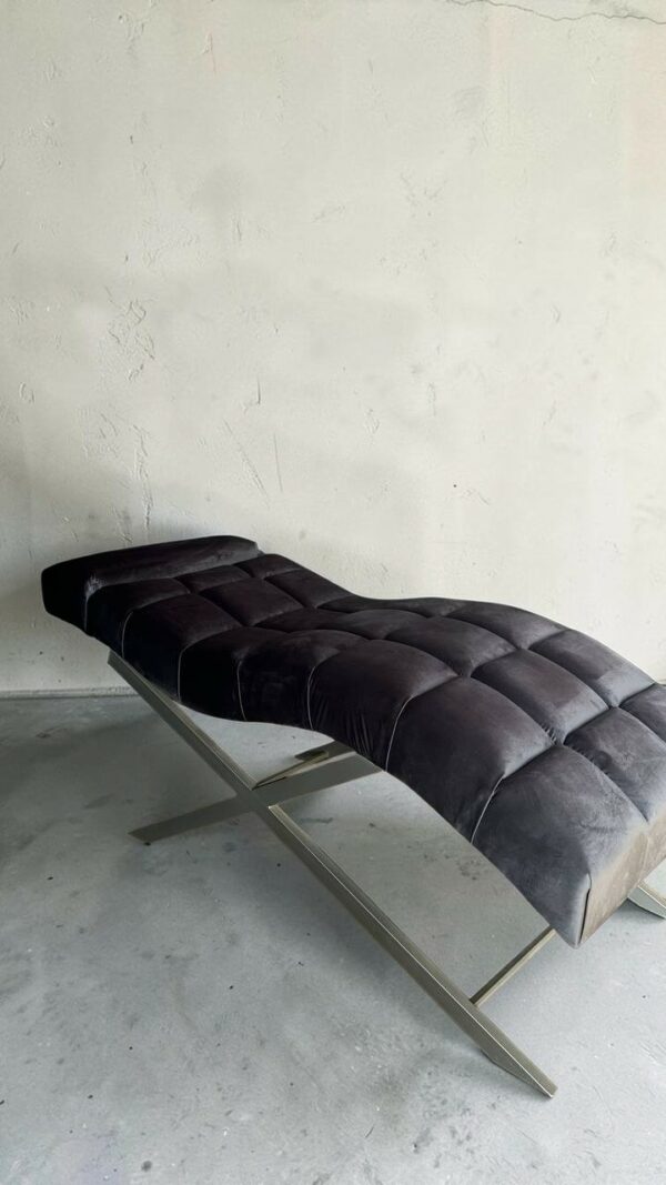 Кушетка лофт з регулюванням узголів’я сіра | Кушетка для нарощення вій та перманенту