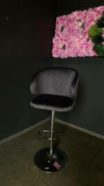 Стілець Олсей барний срібло сірий велюр | Крісло для салону краси - Зображення 6