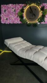 Кушетка лофт букле з регулюванням | Кушетка для лешмейкерів та косметології - Зображення 4