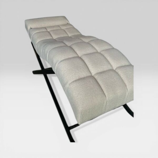 Кушетка лофт букле з регулюванням | Кушетка для лешмейкерів та косметології